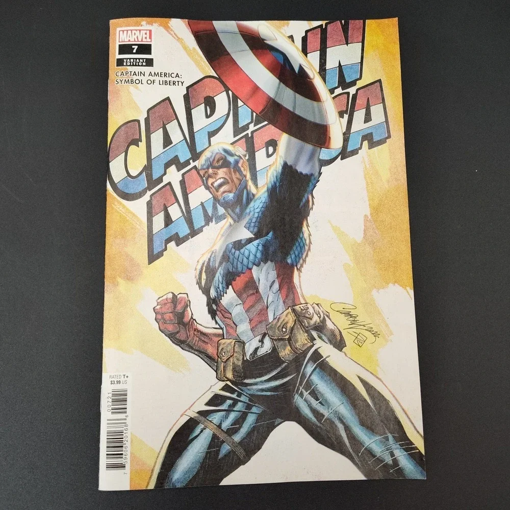 Captain America Sentinel Liberty Comic #7 Marvel Variant Book '22 BR3.3WA3348
